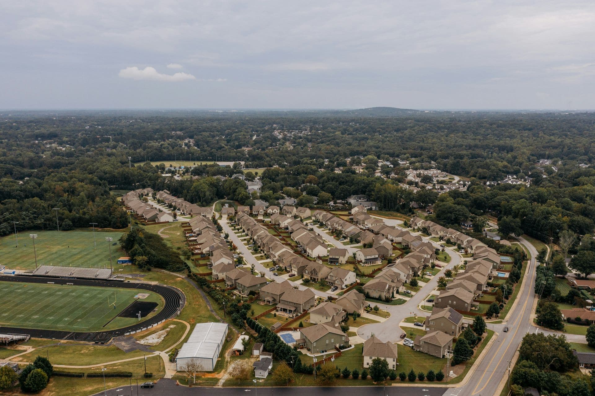 Suburban neighborhood