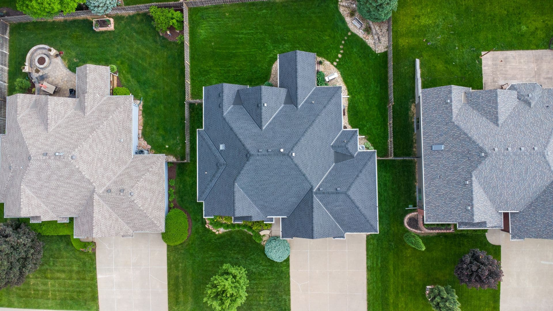 roof arial view