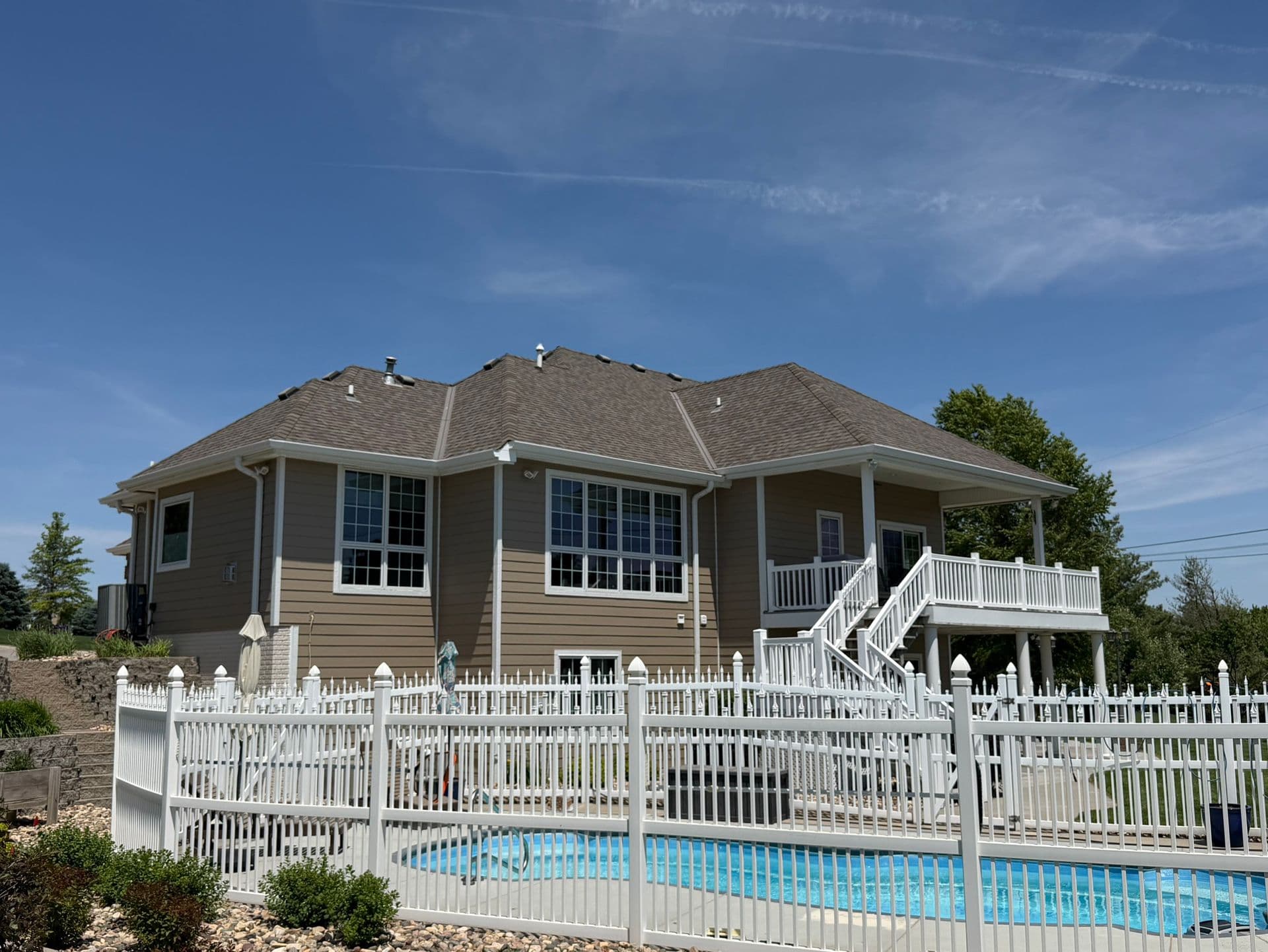 Siding job
