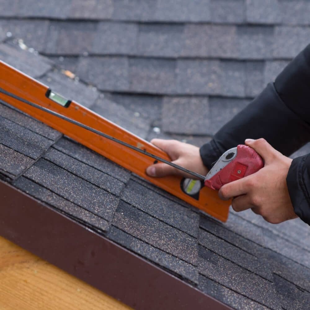 Shingles on a Shed