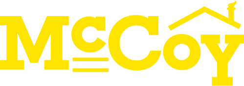 McCoy Roofing Logo - Yellow